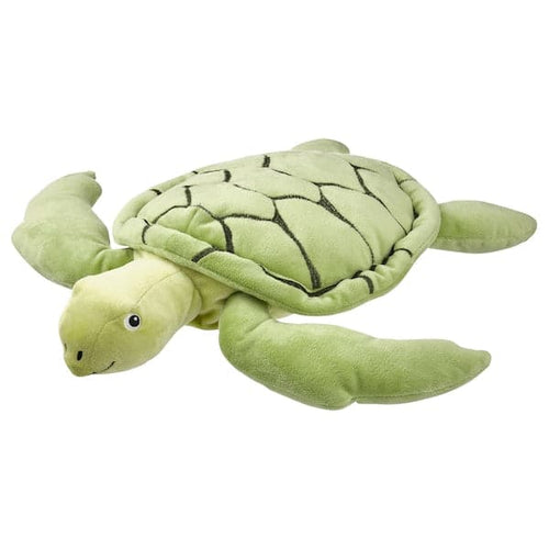 BLÅVINGAD - Soft toy, turtle/green, 44 cm