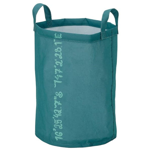 BLÅVINGAD - Storage bag, whale pattern/blue-green