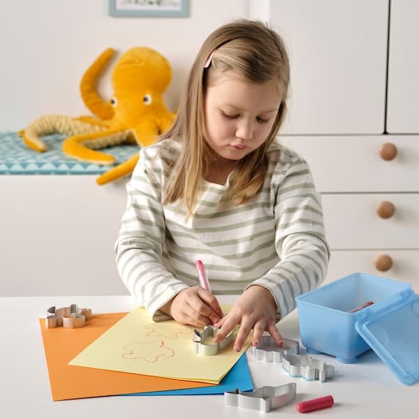 Ikea BLÅVINGAD - Modelling dough cutters, set of 5, aluminium-colour