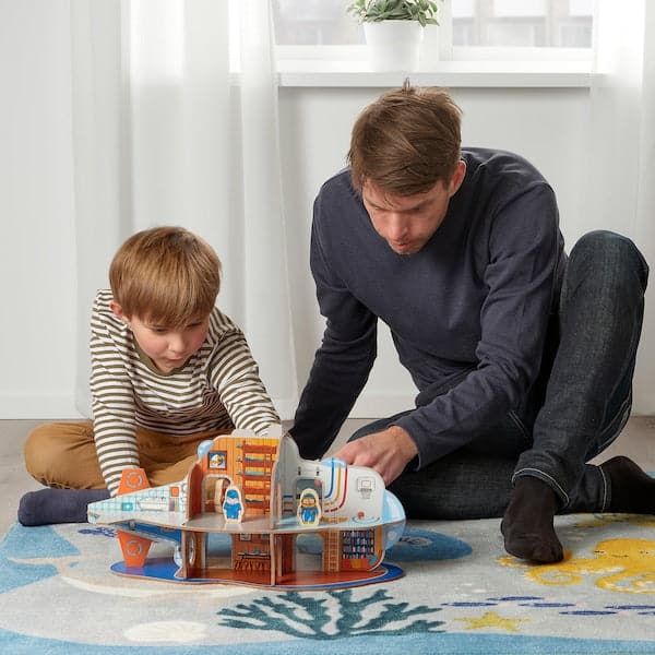 Ikea BLÅVINGAD - Submarine playset, 11 pieces, multicolour