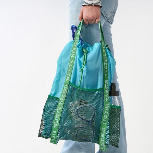 Ikea BLÅVINGAD - Backpack, blue/green, 13 l