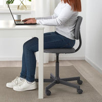BLECKBERGET Swivel chair, Idekulla dark grey - best price from Maltashopper.com 50483053