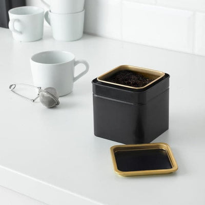 BLOMNING - Coffee/tea tin, 10x10x10 cm - best price from Maltashopper.com 20373206
