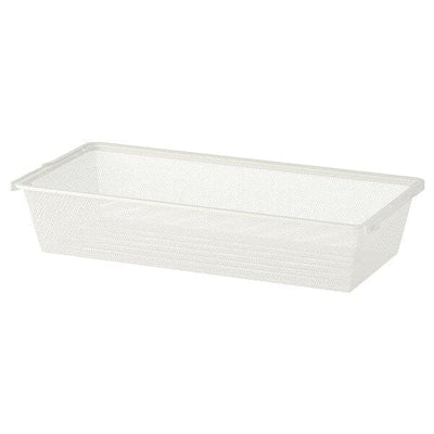 BOAXEL - Mesh basket, white, 80x40x15 cm - best price from Maltashopper.com 90458607