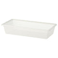 BOAXEL mesh basket, white, 80x40x15 cm