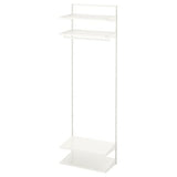 BOAXEL wardrobe combination, white, 62x40x201 cm