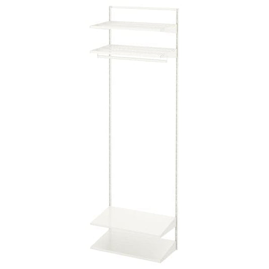 Ikea BOAXEL - Wardrobe combination, white, 62x40x201 cm