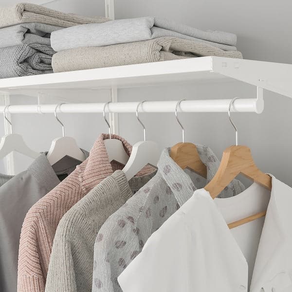 Ikea BOAXEL - Wardrobe combination, white, 250x40x201 cm