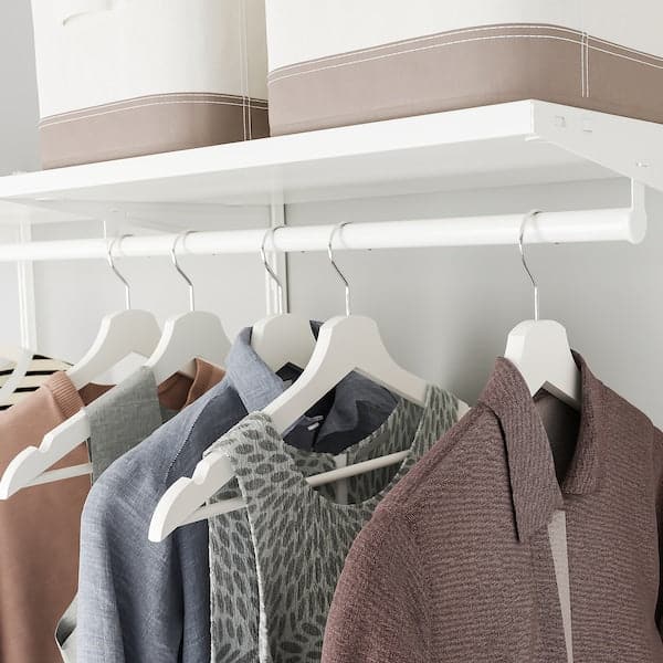 Ikea BOAXEL - Wardrobe combination, white, 187x40x201 cm