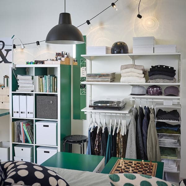 Ikea BOAXEL - Wardrobe combination, white, 125x40x101 cm