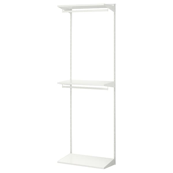 BOAXEL - Wardrobe combination, white, 62x40x201 cm