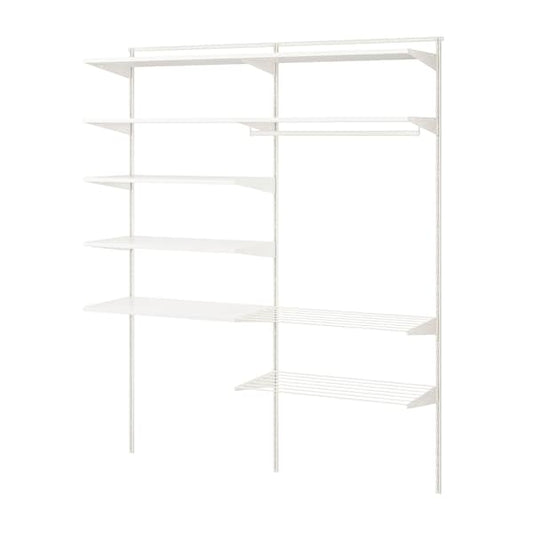 Ikea BOAXEL - Laundry combination, white, 165x40x201 cm