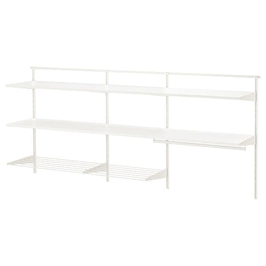 Ikea BOAXEL - Laundry combination, white, 227x40x101 cm