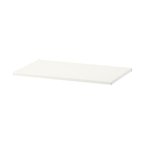 BOAXEL - Shelf, metal white, 60x40 cm