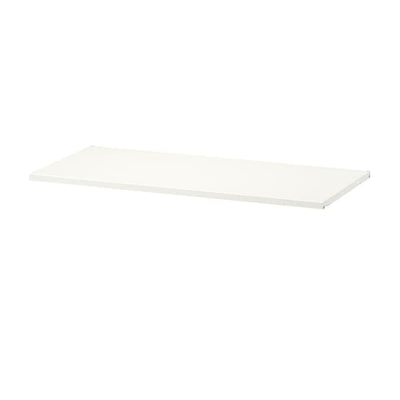 BOAXEL - Shelf, metal white, 80x40 cm - best price from Maltashopper.com 10448735