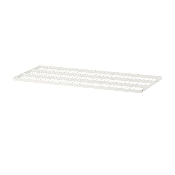 BOAXEL - Wire shelf, white, 80x40 cm