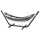 BOCKÖN / HAMNÖN hammock with stand, black/anthracite white, 308x100 cm