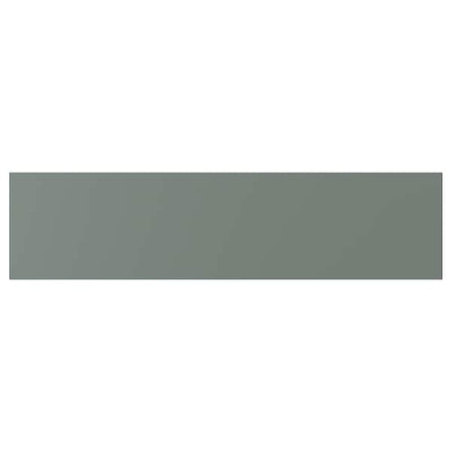 BODARP - Drawer front, grey-green, 80x20 cm