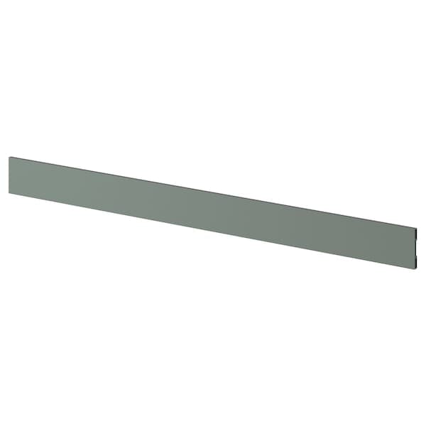 BODARP - Plinth, grey-green, 220x8 cm - best price from Maltashopper.com 20435558