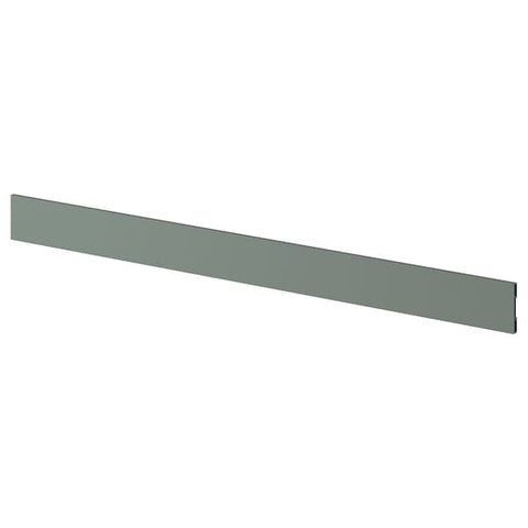 BODARP - Plinth, grey-green, 220x8 cm - best price from Maltashopper.com 20435558