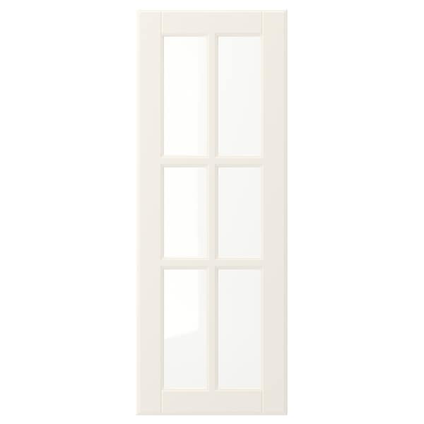Ikea BODBYN - Glass door, off-white, 30x80 cm