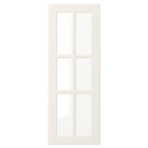 Ikea BODBYN - Glass door, off-white, 30x80 cm