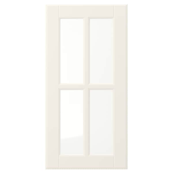 Ikea BODBYN - Glass door, off-white, 30x60 cm