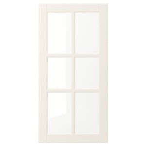 Ikea BODBYN - Glass door, off-white, 40x80 cm