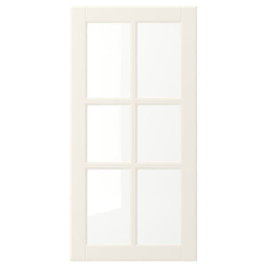 Ikea BODBYN - Glass door, off-white, 40x80 cm