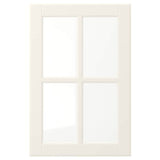 BODBYN glass door, off-white, 40x60 cm