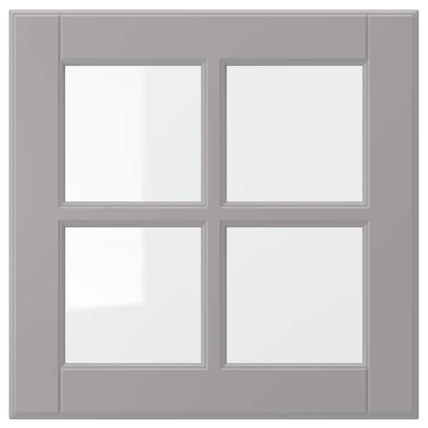 Ikea BODBYN - Glass door, grey, 40x40 cm