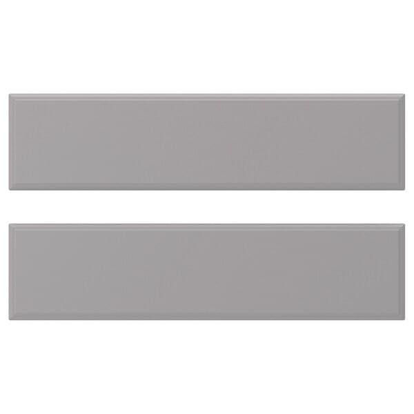 BODBYN - Drawer front, grey, 40x10 cm - best price from Maltashopper.com 80221045