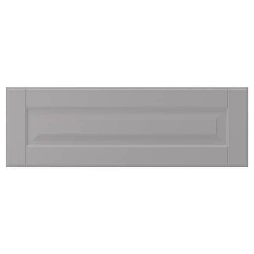 BODBYN - Drawer front, grey, 60x20 cm