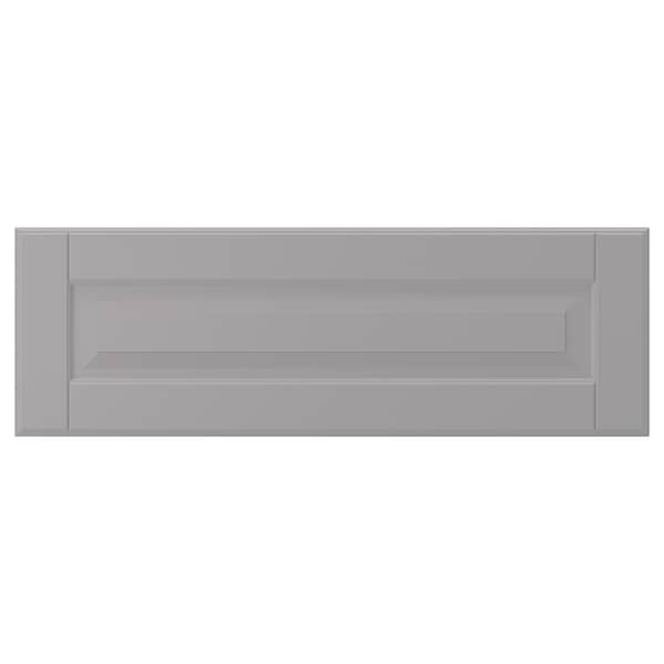 BODBYN - Drawer front, grey, 60x20 cm