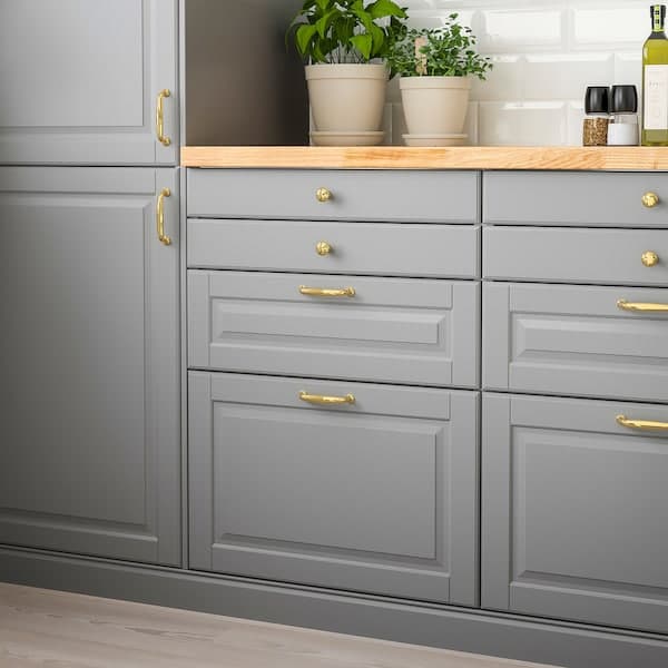 BODBYN - Drawer front, grey, 80x10 cm - best price from Maltashopper.com 60221051