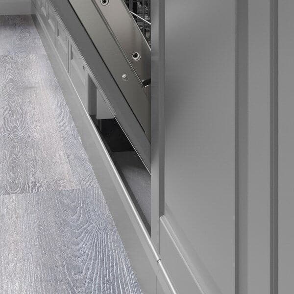 Ikea BODBYN - Decorative plinth for dishwasher, grey, 66x8 cm