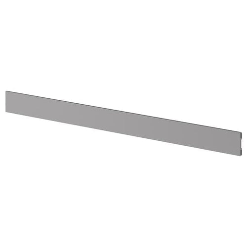 BODBYN - Plinth, grey, 220x8 cm