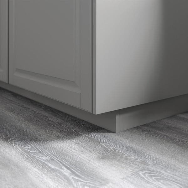 Ikea BODBYN - Plinth, grey, 220x8 cm