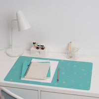 BÖNSYRSA - Desk pad, turquoise, 60x37 cm - best price from Maltashopper.com 70561907