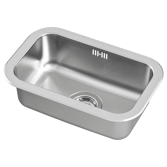 Ikea BOHOLMEN - Inset sink, 1 bowl, stainless steel, 47x30 cm