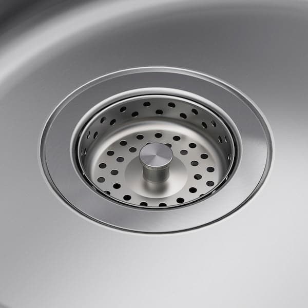BOHOLMEN - Inset sink, 1 bowl, stainless steel, 45 cm - best price from Maltashopper.com 79157494