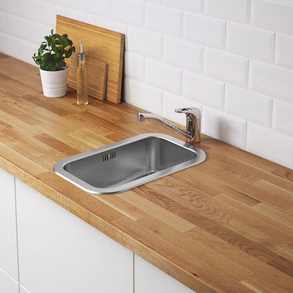 Ikea BOHOLMEN - Inset sink, 1 bowl, stainless steel, 47x30 cm