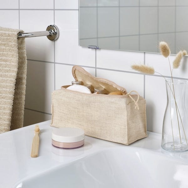 Ikea BOLLÖSUND - Toiletry bag, beige