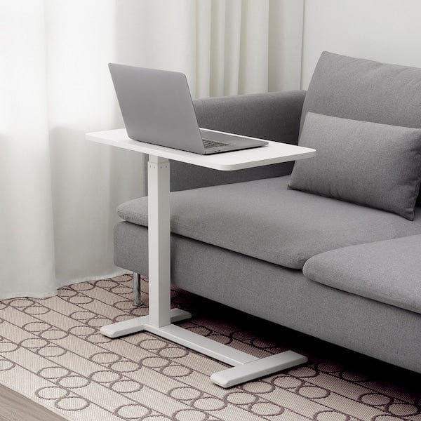 Ikea BOLLSIDAN - Laptop stand, white, 68x36 cm