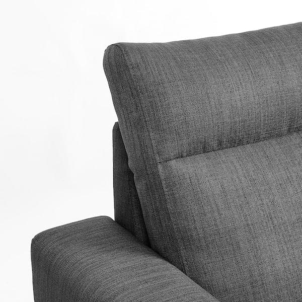 BOLLSTANÄS 3 seater sofa - with dark grey chaise-longue/Skiftebo , - best price from Maltashopper.com 00472962