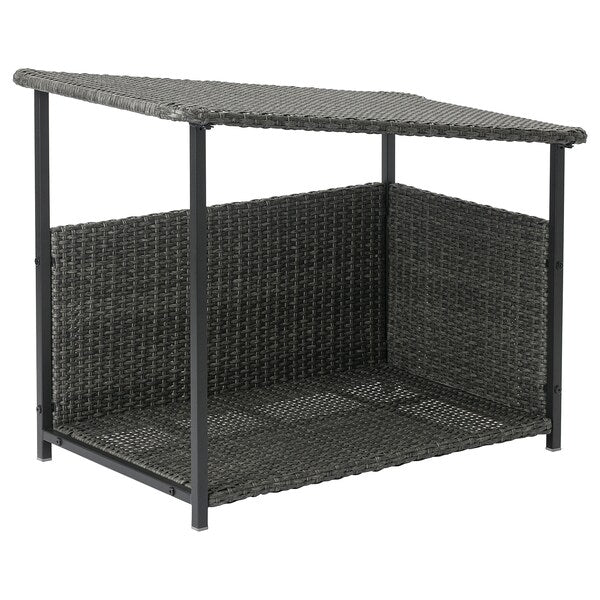 BOLMSÖ - Dog bed, outdoor dark grey