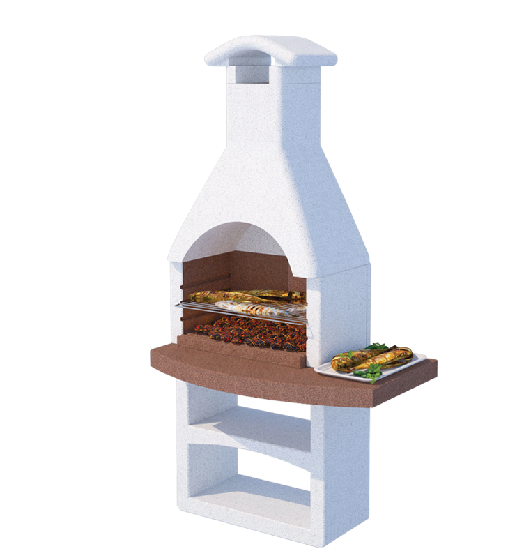 CONCRETE WOOD BARBECUE BOLOGNA LINE VZ - best price from Maltashopper.com BR500740828