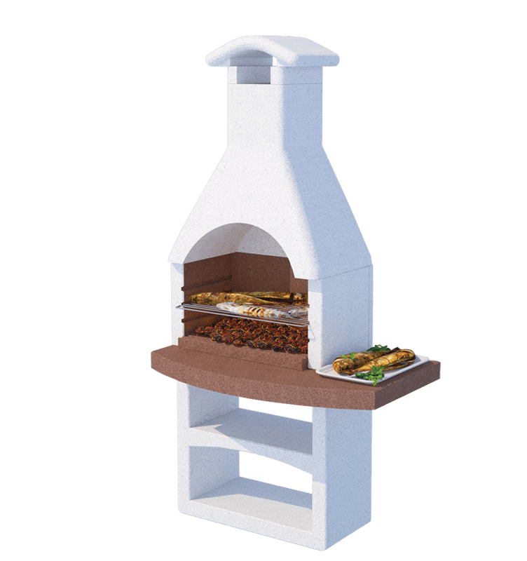 Bricocenter CONCRETE WOOD BARBECUE BOLOGNA LINE VZ