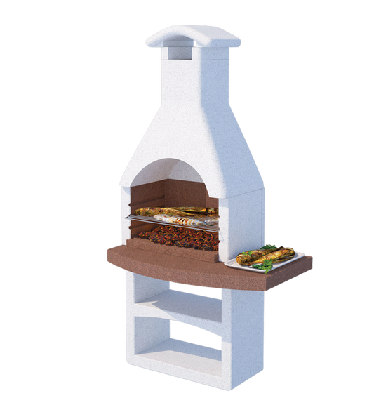 CONCRETE WOOD BARBECUE BOLOGNA LINE VZ - best price from Maltashopper.com BR500740828