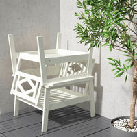BONDHOLMEN - Garden armchair, white/beige - best price from Maltashopper.com 60558161